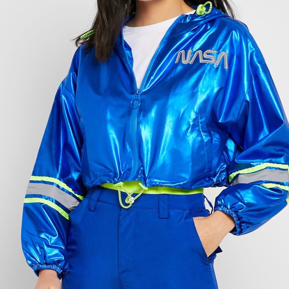 Forever 21+ NASA Reflective Detail Jacket